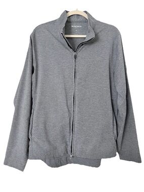 Bonobos Golf Jacket Men’s Medium Gray Full Zip Performance Stretch Packable